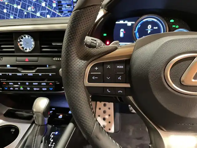 レクサス ＲＸ 450h Fスポーツ 道央・札幌 2020(令2)年 2.2万km ソニックチタニウム ワンオーナー/TRD21インチ鍛造AW/ムーンルーフ/マークレビンソンプレミアムサウンド/パノラミックビューモニター/AHS/ルーフレール/2列目シートヒーター/セカンドパワーシート/LexusSafetySystem＋/三眼フルLEDヘッドランプ/ヘッドアップディスプレイ/本革シート/シートヒーター/シートベンチレーション/ステアリングヒーター/純正メモリナビ/フルセグTV/CD/DVD/SD/USB/Bluetooth/パワーテールゲート