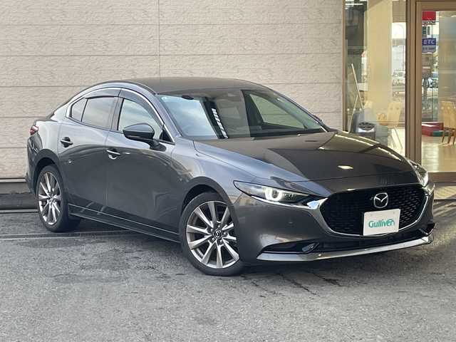 マツダ マツダ３セダン XD プロアクティブ 兵庫県 2019(令1)年 4.9万km マシーングレープレミアムM 純正ナビ/（CD/DVD/BT/フルセグTV）/全方位カメラ/ETC/純正フロアマット/コーナーセンサー/LEDヘッドライト/AUTOライト/スマートキー/スペアキー/保証書/取扱説明書