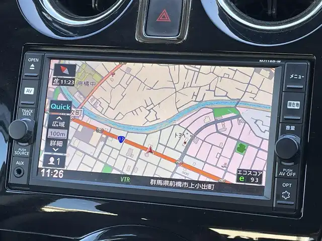 日産 ノート e－パワー メダリスト 群馬県 2016(平28)年 7.3万km ブリリアントホワイトパール 安全装備/・衝突軽減ブレーキ/・レーンキープアシスト/・横滑り防止/・オートライト/純正7インチワイドナビ/・AM/FM/フルセグTV/・Bluetooth/USB/バックカメラ/純正ドライブレコーダー/ETC/LEDヘッドライト/LEDフォグランプ/インパルフルエアロ/インパルドアバイザー/インパルマフラー/純正フロアマット/スマートキー/プッシュスタート