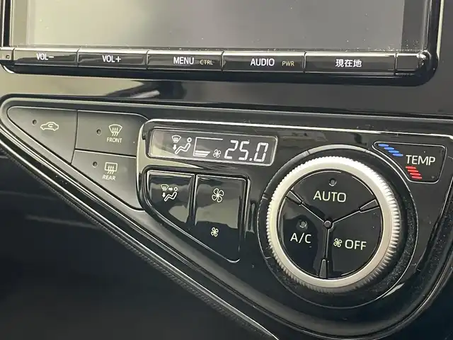 トヨタ アクア S スタイルブラック 愛知県 2018(平30)年 1.7万km ブラックマイカ 純正９型ナビ　バックカメラ　ＥＴＣ　禁煙車　フルセグＴＶ　Ｂｌｕｅｔｏｏｔｈ　プッシュスタート　セーフティセンス　衝突軽減　車線逸脱　オートハイビーム　純正フロアマット　電格ミラー　コーナーセンサー