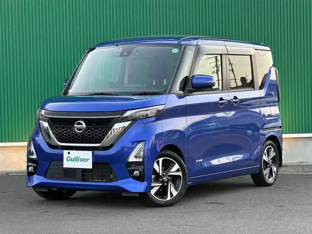 日産 ルークス HWS Gターボ プロパイロットED 宮城県 2020(令2)年 2.9万km アトランティックブルー 快適パックA/・プラズマクラスター付リアシーリングファン/・撥水加工シート/・パーソナルテーブル（後席）/・USBソケット（助手席シートバック）/・ロールサンシェード（リアドア）/＝＝＝/純正9型SDナビ/【CD・DVD・SD・BT・USB・フルセグTV】/アラウンドビューモニター/プロパイロット/レーダークルーズコントロール/純正ドライブレコーダー/社外レーダー/黒革調シートカバー/インテリジェントエマージェンシーブレーキ/踏み間違い衝突防止アシスト/インテリジェントLI（車線逸脱防止支援システム）/LDW（車線逸脱警報）/インテリジェントFCM（前方衝突予測警報）/インテリジェントDA（ふらつき警報）/標識検知機能/コーナーセンサー/ハンズフリー両側パワースライドドア/革巻きステアリング/ステアリングスイッチ/電動パーキングブレーキ/ブレーキホールド/アダプティブLEDヘッドランプ/フォグランプ/オートライト/スマートキー＆プッシュスタート/電動格納ミラー/純正15インチAW/フロアマット/W/サイド/カーテン/ニーエアバッグ