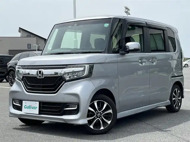 ホンダ Ｎ ＢＯＸ カスタム G L ホンダセンシング 奈良県 2018(平30)年 5万km ルナシルバーM 純正ナビ　/フルセグＴＶ　/バックカメラ　/純正ドライブレコーダー　/ビルトインＥＴＣ　/追従型クルーズコントロール　/パワースライドドア　/ホンダセンシング　/ＬＥＤヘッドライト　/スマートキー　/Ｂｌｕｅｔｏｏｔｈ/CD/DVD/SD/USB/iPod/AUX/クリアランスソナー