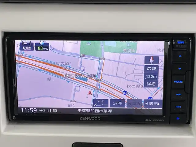 スズキ ハスラー G 千葉県 2018(平30)年 5.2万km ムーンライトバイオレットパールメタリック/ホワイト2トーンルーフ 社外KENWOODナビ/フルセグTV/Bluetooth/CD/DVD再生/USB入力端子/前席シートヒーター/レーダーブレーキサポート/レーンキープアシスト/アイドリングストップ/電動格納ミラー/純正フロアマット/パワーウインドウ/パワーステアリング/スマートキー/プッシュスタート
