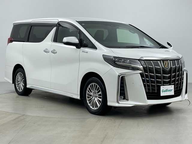 トヨタ アルファードハイブリット S タイプゴールド 道央・札幌 2021(令3)年 5万km ホワイトパールクリスタルシャイン ４WD/両側パワースライドドア/パワーバックドア/三眼LEDヘッドランプ/トヨタセーフティセンス/プリクラッシュセーフティ/レーダークルーズコントロール/レーントレーシングアシスト/アダプティブハイビームシステム/ロードサインアシスト/クリアランスソナー/パーキングサポートブレーキ/横滑り防止装置/AC100V100Wアクセサリーコンセント/オットマン/ウォークスルー/純正ナビ/ステアリングスイッチ/ETC2.0/ドライブレコーダー/純正17インチアルミホイール