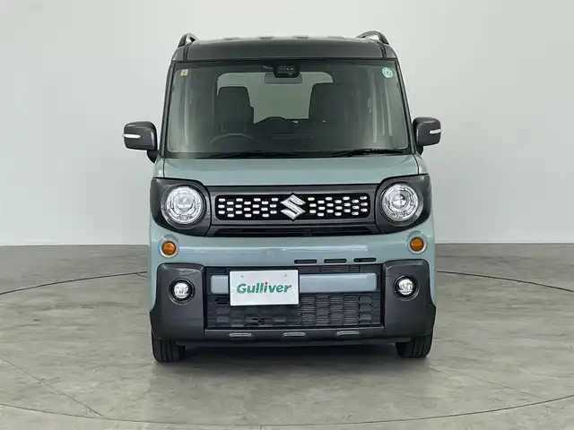 スズキ スペーシア ギア HYBRID XZ 愛知県 2020(令2)年 1.3万km オフブルーメタリック/ガンメタリック2トーンルーフ スズキセーフティサポート/　　・デュアルセンサーブレーキサポート/　　・後退時ブレーキサポート/　　・誤発進抑制機能/　　・車線逸脱抑制機能/　　・標識認識機能/ケンウッド製7インチナビ/　　CD/DVD/BT/フルセグ/バックカメラ/ステアリングリモコン/シートヒーター（前席）/両側パワースライドドア/ルーフレール/純正ホイールキャップ/純正LEDヘッドライト/フォグランプ/盗難防止機能