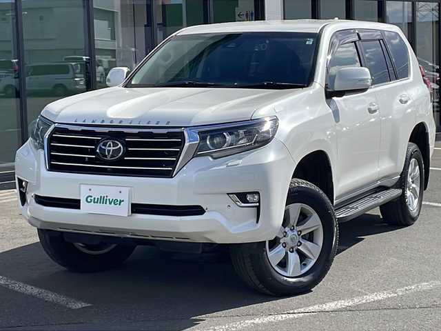 トヨタ ランドクルーザー プラド TX 道東・釧路十勝 2019(令1)年 5.8万km ホワイトパールクリスタルシャイン ・４WD/・プッシュスタート/・保証書/・取扱説明書/・MTモード付AT/・寒冷地仕様/・過給機/・AAC/・スペアキー/・スマートキー/・純正エンジンスターター/・追従型クルーズコントロール/・純正ナビ(BT/CD/DVD/AM/FM/TVフルセグ/HDMI)/・ETC/・前後ドライブレコーダー/・純正アルミホイール/・ABS/・横滑り防止/・盗難防止/・衝突軽減ブレーキ/・オートライト/・オートマチックハイビーム/・ダウンヒルアシストコントロール/・LEDヘッドライト/・ワイパーデアイサー/・アイドルアップ/・2ndスタート/・フォグライト/・純正ドアバイザー