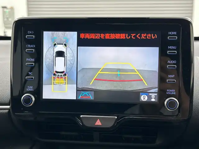 トヨタ ヤリスクロス ハイブリッド G 三重県 2021(令3)年 2.7万km センシュアルレッドマイカ 禁煙車/純正ディスプレイオーディオ　/パノラミックビューモニター　/セーフティセンス　/衝突被害軽減ブレーキ　/レーダークルーズコントロール　/ＬＴＡ　/ＢＳＭ　/RCTA/PKSB/RSA/AHB/LED/オートライト /前後クリアランスソナー　/ビルトインＥＴＣ２．０