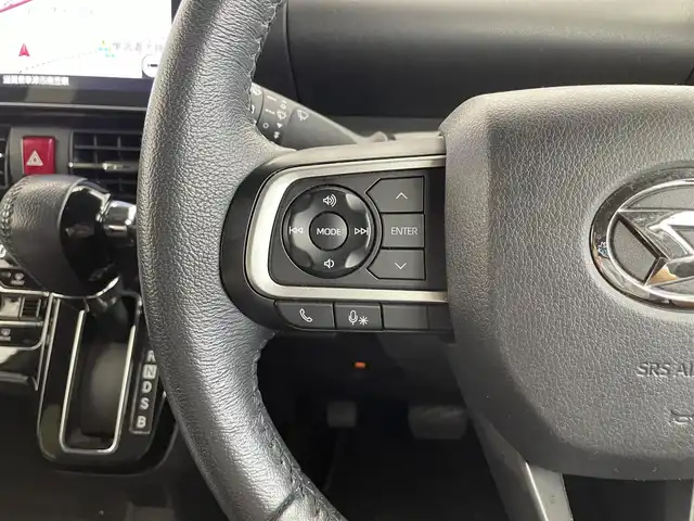 ダイハツ タント カスタム RS スタイルセレクション 滋賀県 2021(令3)年 3.5万km シャイニングホワイトパール 純正10型ナビ/Bluetooth/CD/DVD/後席モニター/クルーズコントロール/ハーフレザーシート/両側スライドドア/ドラレコ/シートヒーター/LEDヘッドライト/バックカメラ/コーナーセンサー/運転席ロングスライド/15インチ純正AW/ETC