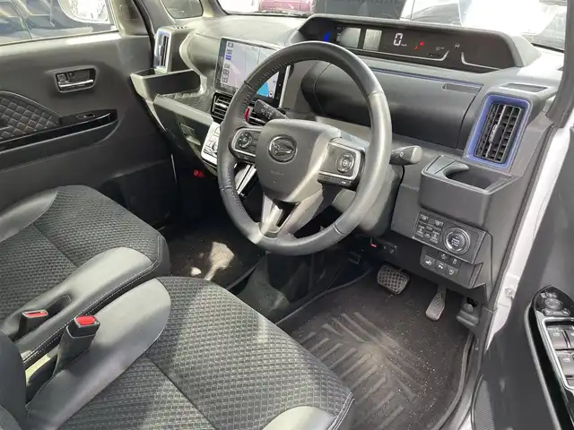 ダイハツ タント カスタム RS スタイルセレクション 滋賀県 2021(令3)年 3.5万km シャイニングホワイトパール 純正10型ナビ/Bluetooth/CD/DVD/後席モニター/クルーズコントロール/ハーフレザーシート/両側スライドドア/ドラレコ/シートヒーター/LEDヘッドライト/バックカメラ/コーナーセンサー/運転席ロングスライド/15インチ純正AW/ETC