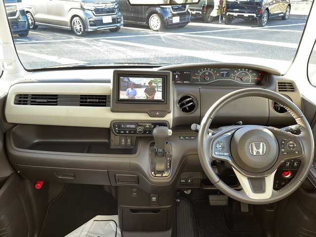 ホンダ Ｎ ＢＯＸ L ターボ 新潟県 2021(令3)年 3.1万km クリスタルブラックパール ホンダセンシング/社外SDナビ/フルセグＴＶ・Bluetooth接続/バックカメラ/コーナーセンサー前後/両側パワースライドドア/革巻きスイッチ付きステアリング/パドルシフト/レーダークルーズコントロール/レーンキープ/ＬＥＤヘッドライト/ウインカーミラー/運転席シートヒーター/ドアバイザー/エンジンスターター/ETC/社外アルミホイール/プッシュスタート