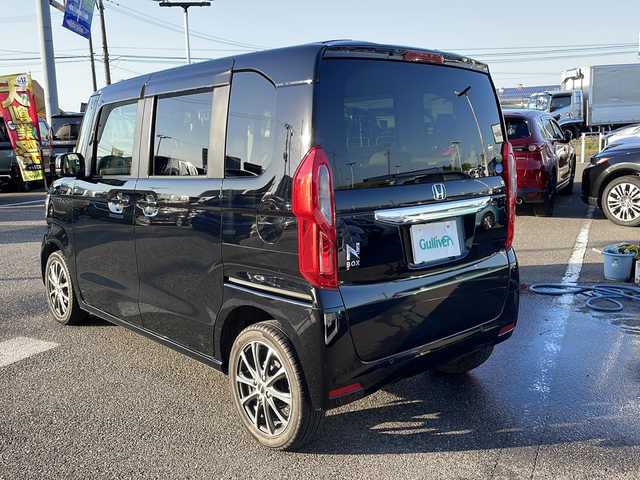 ホンダ Ｎ ＢＯＸ L ターボ 新潟県 2021(令3)年 3.1万km クリスタルブラックパール ホンダセンシング/社外SDナビ/フルセグＴＶ・Bluetooth接続/バックカメラ/コーナーセンサー前後/両側パワースライドドア/革巻きスイッチ付きステアリング/パドルシフト/レーダークルーズコントロール/レーンキープ/ＬＥＤヘッドライト/ウインカーミラー/運転席シートヒーター/ドアバイザー/エンジンスターター/ETC/社外アルミホイール/プッシュスタート