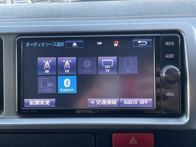 トヨタ ハイエース グランドキャビン 愛知県 2018(平30)年 3.4万km ホワイトパールクリスタルシャイン ワンオーナー/モデリスタエアロ/純正メモリナビ・フルセグTV/CD・DVD・Bluetooth/バックカメラ/パワースライドドア/モデリスタエアロ/純正LEDヘッドライト/純正ビルトインETC/Wエアバッグ/AC100Vコンセント電源/プリクラッシュセーフティ/ルーフキャリア