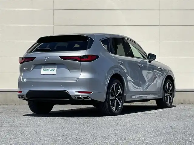 マツダ ＣＸ－６０ XD HV エクスクルーシブモダン 茨城県 2022(令4)年 1.4万km ソニックシルバーM 純正ナビ/革巻きステアリング/全方位カメラ/レーダークルーズコントロール/ヘッドアップディスプレイ/BSM/ホワイトレザーシート/パワーバックドア/メモリーパワーシート/前後シートヒーター/ベンチレーション/ステアリングヒーター/オートハイビーム/オートワイパー/HDMI/ETC/LEDヘッドライト