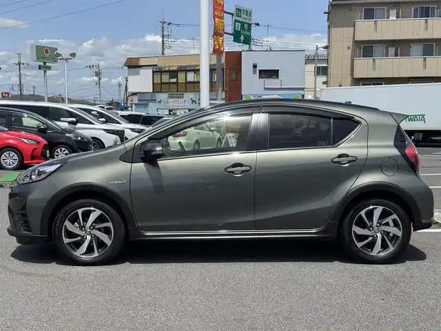 トヨタ アクア クロスオーバー グラム 千葉県 2018(平30)年 3.5万km オリーブマイカM トヨタセーフティセンス/衝突軽減ブレーキ/レーンキープアシスト/オートハイビーム/社外SDナビ/ワンセグTV/バックカメラ/コーナーセンサー/スマートキー