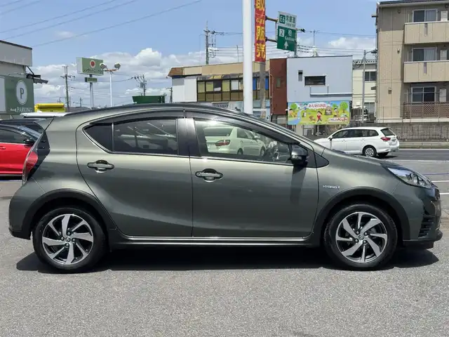 トヨタ アクア クロスオーバー グラム 千葉県 2018(平30)年 3.5万km オリーブマイカM トヨタセーフティセンス/衝突軽減ブレーキ/レーンキープアシスト/オートハイビーム/社外SDナビ/ワンセグTV/バックカメラ/コーナーセンサー/スマートキー