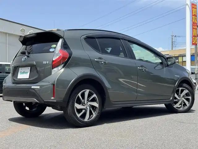 トヨタ アクア クロスオーバー グラム 千葉県 2018(平30)年 3.5万km オリーブマイカM トヨタセーフティセンス/衝突軽減ブレーキ/レーンキープアシスト/オートハイビーム/社外SDナビ/ワンセグTV/バックカメラ/コーナーセンサー/スマートキー