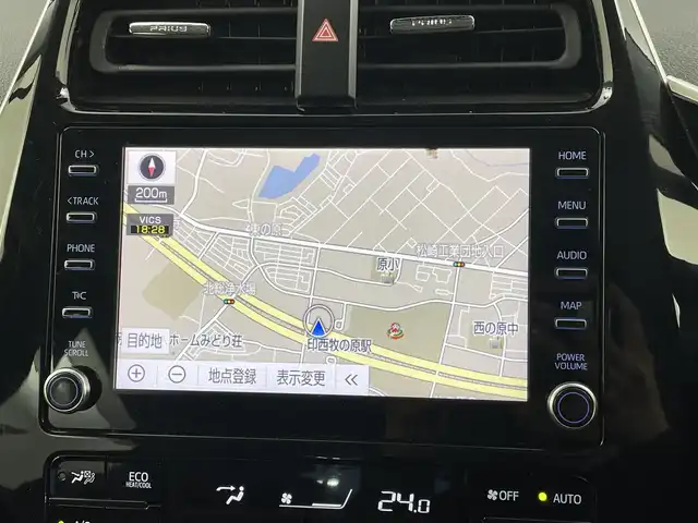 トヨタ プリウス SセーフティプラスⅡ 千葉県 2022(令4)年 4.6万km アティチュードブラックマイカ 禁煙車/トヨタセーフティーセンス/・プリクラッシュセーフティー（衝突回避支援機能）/・レーンポジショニングシスト/・レーンデパーチャーアラート（車線逸脱警報）/・オートハイビーム/・レーダークルーズコントロール/純正8型ディスプレイオーディオ/FM/AM/USB/Bluetooth/バックカメラ/LEDヘッドライト/コーナーセンサー前後/純正１５インチアルミ/ビルトインETC/純正フロアマット/スマートキー/プッシュスタート/スペアキー/取説