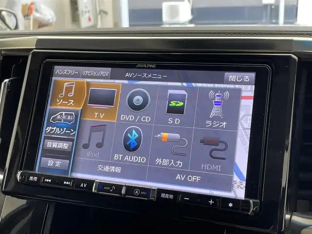 トヨタ ヴェルファイア Z Gエディション 滋賀県 2019(平31)年 7.8万km ホワイトパールクリスタルシャイン 禁煙車/ツインムーンルーフ/アルパイン９型ナビ/【Bluetooth/CD/DVD/HDMI/フルセグTV】/アルパイン後席モニター/バックカメラ/ETC/トヨタセーフティセンス/・プリクラッシュセーフティ/・レーントレーシングアシスト/・ロードサインアシスト/・レーダークルーズコントロール/・オートマチックハイビーム/両側パワースライドドア/パワーバックドア/ステアリングヒーター/エグゼクティブパワーシート/ＬＥＤライト