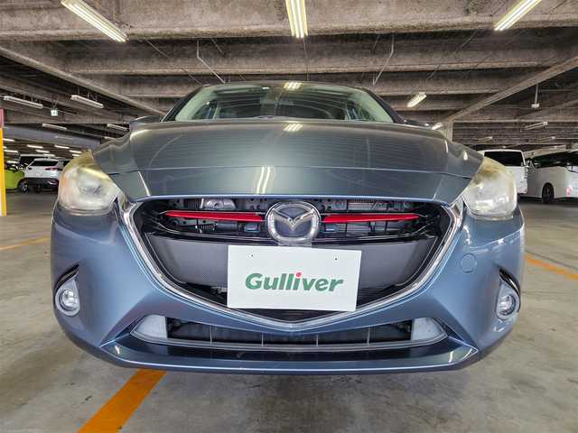 マツダ デミオ XD ツーリング 富山県 2016(平28)年 2.6万km ブルーリフレックスマイカ 純正ナビ(Bluetooth/CD/DVD)/フルセグTV/バックモニター/クルーズコントロール/横滑り防止装置/セーフティパッケージ/・ブラインドスポットモニタリング/・リアクロストラフィックアラート/・ハイビームコントロールシステム/・車線逸脱警報システム/i-ACTIVSENSE/・前進時スマートシティブレーキサポート/・前進時AT誤発進抑制制御/アクティブドライビングディスプレイ/ターボ/シグネチャーランプ付LEDヘッドランプ/オートライト/本革巻きステアリング/パドルシフト/前席シートヒーター/純正16インチアルミホイール/アドバンストキーレスエントリーシステム/プッシュスタートボタン/禁煙車