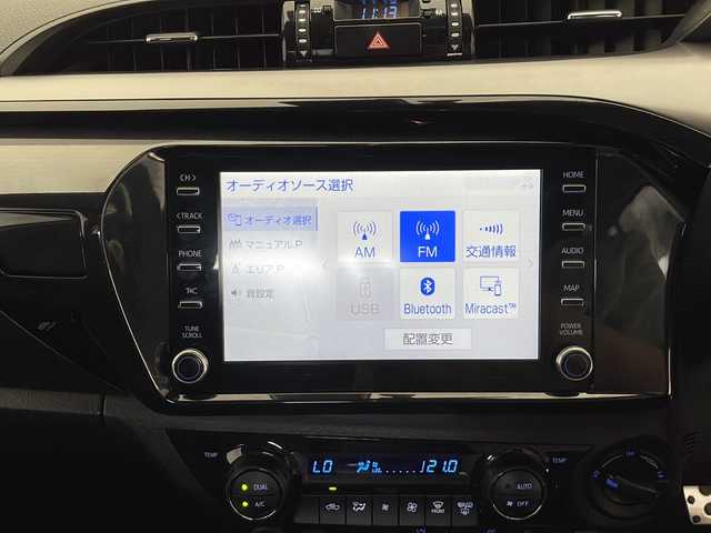 トヨタ ハイラックス Z GRスポーツ 長野県 2023(令5)年 0.3万km スーパーホワイトⅡ ４WD/純正ナビ/アダクティブクルーズコントロール/プッシュスタート/ＬＥＤヘッドライト/アラウンドビューモニター/オートライト/ＬＤＡ/ＰＣＳ/ＲＳＡ/車線逸脱防止/パドルシフト/フロント/リアフォグ/ステアリングスイッチ/電格ミラー