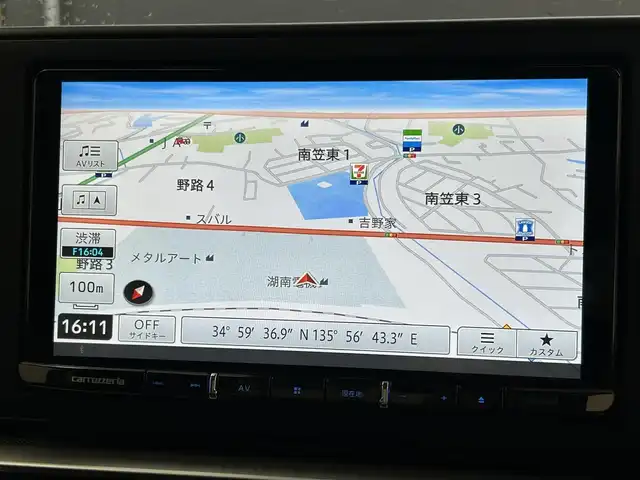 ダイハツ ロッキー プレミアム G HEV 滋賀県 2022(令4)年 1.2万km ブラックマイカメタリック 社外９型ナビ/CD/DVD/Bluetooth/フルセグTV/ETC2.0/シートヒーター/ドラレコ/クルーズコントロール/衝突軽減ブレーキ/コーナーセンサー/LEDヘッドライト/プッシュスタート/スマートキー/純正アルミホイール