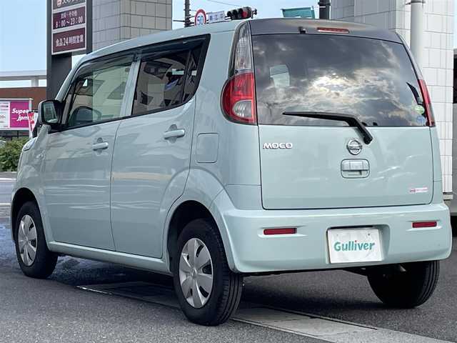日産 モコ S 岡山県 2013(平25)年 8.1万km アロマティックアクア 登録時走行距離80788km/社外ミュージックプレイヤー/(AM/FM/USB/AUX/DISC)/ETC/スペアキー×1/リモコンキー/電動格納ミラー/保証書/取扱説明書/記録簿/パワーステアリング/パワーウィンドウ/純正フロアマット/ハロゲンヘッドライト