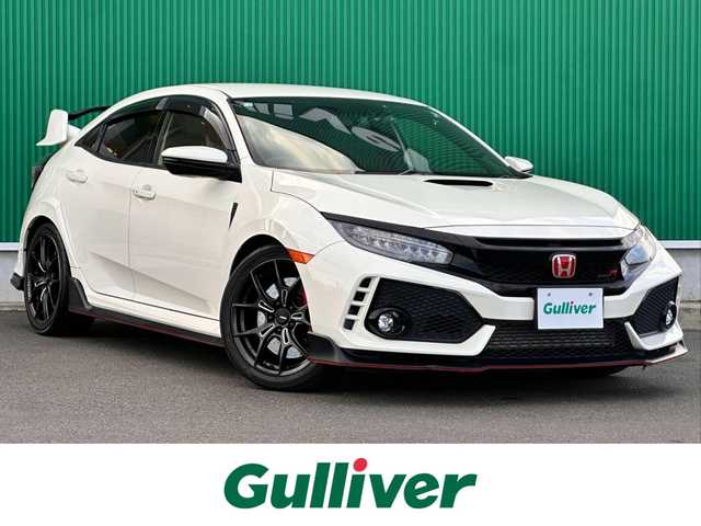 ホンダ シビック タイプR 宮城県 2018(平30)年 4.8万km チャンピオンシップホワイト 純正ナビ（VXM-185VFi）/・CD/DVD/・Bluetooth/・フルセグTV/バックカメラ/ビルトインETC/ドライブレコーダー/革巻きステアリング/クルーズコントロール/ステアリングスイッチ/電動パーキングブレーキ/ブレーキホールド/LEDヘッドランプ/フォグランプ/オートライト/スマートキー＆プッシュスタート/電動格納ミラー/RAYS18インチAW/純正フロアマット/W/サイド/カーテンエアバッグ