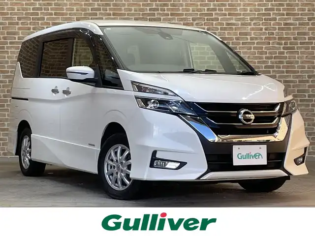 日産 セレナ ハイウェイスターVセレクションⅡ 岩手県 2018(平30)年 5.5万km ブリリアントホワイトパール ワンオーナー/４WD/ハンズフリーオートスライドドア/エマージェンシーブレーキ/車線逸脱警報/クルーズコントロール/オートハイビーム/横滑り防止装置/アイドリングストップ/リヤオートエアコン/ロールサンシェード/純正ナビ/ステアリングスイッチ/フルセグTV/バックカメラ/エンジンスターター/スペアキーあり/純正１５インチアルミホイール/純正フロアマット