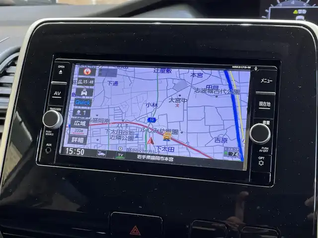 日産 セレナ ハイウェイスターVセレクションⅡ 岩手県 2018(平30)年 5.5万km ブリリアントホワイトパール ワンオーナー/４WD/ハンズフリーオートスライドドア/エマージェンシーブレーキ/車線逸脱警報/クルーズコントロール/オートハイビーム/横滑り防止装置/アイドリングストップ/リヤオートエアコン/ロールサンシェード/純正ナビ/ステアリングスイッチ/フルセグTV/バックカメラ/エンジンスターター/スペアキーあり/純正１５インチアルミホイール/純正フロアマット