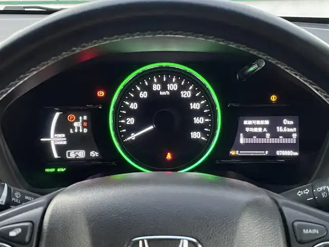 ホンダ ヴェゼル ハイブリッド Z ホンダセンシング 山梨県 2017(平29)年 7.9万km ミスティックグリーンパール ワンオーナー/純正ナビ/バックカメラ/フルセグTV/ホンダセンシング/レーダークルーズコントロール/レーンキープアシスト/衝突被害軽減ブレーキ/横滑り防止装置/コンフォートパッケージ/LEDオートライト/ハーフレザーシート/シートヒーター/社外AW18インチ/スマートキー/スペアキー/プッシュスタート/純正AWスタッドレスタイヤセット積込