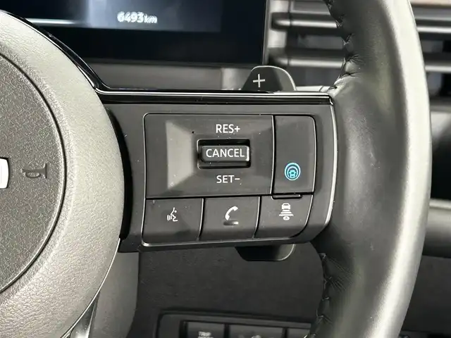 日産 セレナ ハイウェイスター V 大分県 2023(令5)年 0.7万km アズライトブルー 純正ディーラーナビ（16インチ）/全方位カメラ/プロパイロット/両側パワースライドドア/置くだけ充電/インテリジェントルームミラー/アラウンドビューモニター/オートブレーキホールド/パドルシフト/コーナーセンサー/純正アルミホイル16インチ/LEDヘッドライト/USB入力端子/タイプC入力端子/ビルトインETC