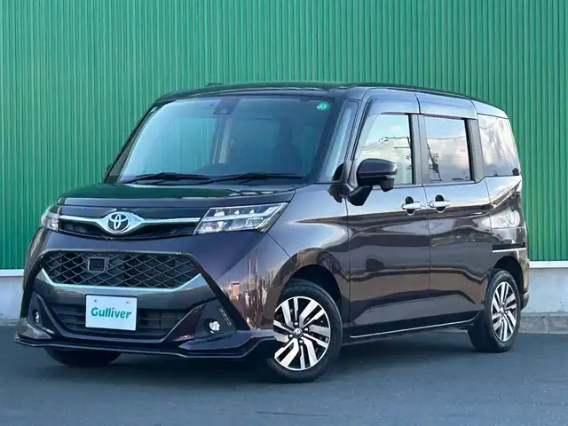 トヨタ タンク カスタムG S 宮城県 2018(平30)年 4.3万km プラムブラウンパールクリスタルシャイン スマートアシスト2/・衝突回避支援ブレーキ機能/・衝突警報機能/・車線逸脱警報機能/・誤発進抑制制御機能/・先行車発進お知らせ機能/純正ナビ（NSCD-W66）/・CD/Bluetooth/ワンセグTV/バックカメラ/ビルトインETC/両側パワースライドドア/革巻きステアリング/ステアリングスイッチ/クルーズコントロール/LEDヘッドランプ/オートライト/スマートキー＆プッシュスタート/スペアキー/電動格納ミラー/純正14インチAW/フロアマット/ドアバイザー/Wエアバッグ