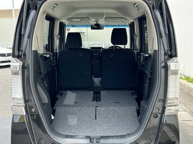 ホンダ Ｎ ＢＯＸ カスタム G ターボ Aパッケージ 福島県 2014(平26)年 8.6万km スマートブラック (株)IDOMが運営する【じしゃロン福島店】の自社ローン専用車両になります。こちらは現金またはオートローンご利用時の価格です。自社ローンご希望の方は別途その旨お申付け下さい/純正ナビ/クルーズコントロール/MT付AT/ドアバイザー/革巻きステアリング/ステアリングリモコン/フルセグテレビ/両側パワースライドドア/カーテンエアバッグ/ETC/社外AW積込