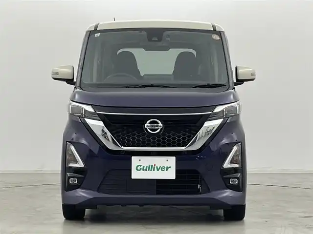 日産 ルークス HWS Gターボ プロパイロットED 群馬県 2021(令3)年 2.5万km パープルⅡ 快適パック/・プラズマクラスター技術搭載リヤシーリングファン/・パーソナルテーブル(後席)/・カップホルダー(9個)/・ロールサンシェード/・撥水加工シート/＝＝＝＝＝/純正9インチナビ（MM320D-L）/・AM/FM/CD/DVD/フルセグTV/Bluetooth/アラウンドビューモニター/ハンズフリーパワースライドドア(挟み込み防止機能付)/プロパイロット/インテリジェント エマージェンシーブレーキ/インテリジェントFCW（前方衝突予測警報）/インテリジェントLI（車線逸脱防止支援システム）/LDW（車線逸脱警報/インテリジェント DA（ふらつき警報）/踏み間違い衝突防止アシスト/標識検知機能（進入禁止標識検知、最高速度標識検知、一時停止標識検知）/先行車発進お知らせ/フロント&バックソナー/ETC