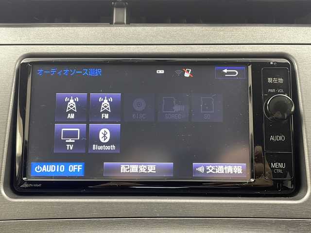 トヨタ プリウス S 栃木県 2015(平27)年 11万km シルバーM 純正SDナビ/(CD/DVD/BT/フルセグ/AM/FM）/ドライブレコーダー/ETC/横滑り防止/社外15インチアルミホイール/社外フロアマット/プッシュスタート/スマートキー/電動格納ミラー/リアワイパー/オートエアコン/ステアリングスイッチ/フォグライト
