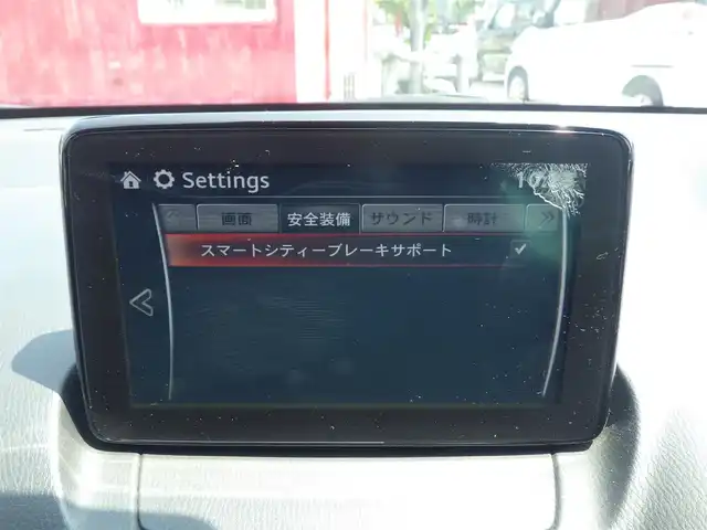 マツダ デミオ XD 千葉県 2017(平29)年 5.2万km ジェットブラックマイカ スマートシティブレーキサポート/純正SDナビ/ワンセグTV/【DVD/CD再生機能　Bluetooth接続】/ETC/LEDヘッドライト/ウインカーミラー/クルーズコントロール/i-stop/前席シートヒーター/社外14インチアルミホイル/アドバンストキーレスエントリー