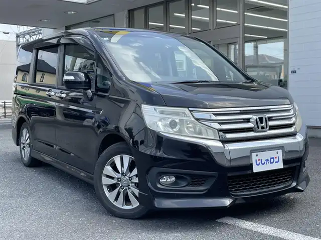 ホンダ ステップワゴン スパーダ Z インターナビセレ 埼玉県 2013(平25)年 12.1万km プレミアムスパークルブラックパール (株)IDOMが運営する【じしゃロン鳩ヶ谷店】の自社ローン専用車両になりますこちらは現金またはオートローンご利用時の価格です。自社ローンご希望の方は別途その旨お申付け下さい/Ｈｏｎｄａインターナビ/（CD/DVD）/フルセグＴＶ/バックカメラ/ビルドインＥＴＣ/両側パワースライドドア/クルーズコントロール/アイドリングストップ/純正アルミホイール/純正フロアマット