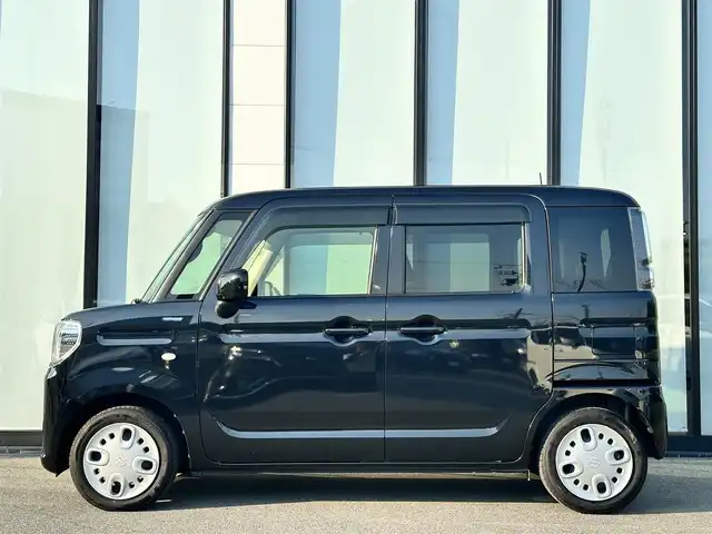 スズキ スペーシア HYBRID G 大阪府 2021(令3)年 2.3万km ブルーイッシュブラックパール3 ワンオーナー　/社外ナビTV/CD/Bluetooth/USB/バックモニター　/衝突軽減ブレーキ　/リアコーナーセンサー/レーンキープアシスト　/アイドリングストップ　/前後ドライブレコーダー　/純正フロアマット　/プッシュスタート　/スマートキー