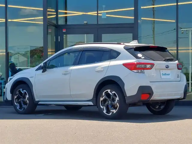 スバル ＸＶ ハイブリッド アドバンス 東京都 2021(令3)年 4.4万km クリスタルホワイトP アイサイトセーフティプラス/ディスプレイオーディオ〔FH-8500DVS〕/　・CD/DVD/　・AM/FMラジオ/　・USB/　・Bluetooth接続/ドライブレコーダー/ETC/ハーフレザーシート/パワーシート/ルーフレール/純正18インチアルミ/プッシュスタート/スマートキー×２/保証書/整備記録簿/取扱説明書