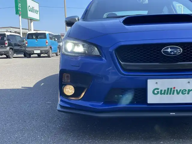 スバル ＷＲＸ ＳＴＩ STI タイプS 青森県 2016(平28)年 8.5万km WRブルーパール ４WD/ナビ/フルセグTV/CD/DVD/BT/ETC/パワーシート/STiフルエアロ/バックカメラ/大型リヤウイング