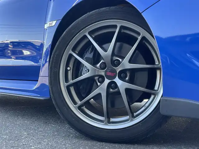 スバル ＷＲＸ ＳＴＩ STI タイプS 青森県 2016(平28)年 8.5万km WRブルーパール ４WD/ナビ/フルセグTV/CD/DVD/BT/ETC/パワーシート/STiフルエアロ/バックカメラ/大型リヤウイング