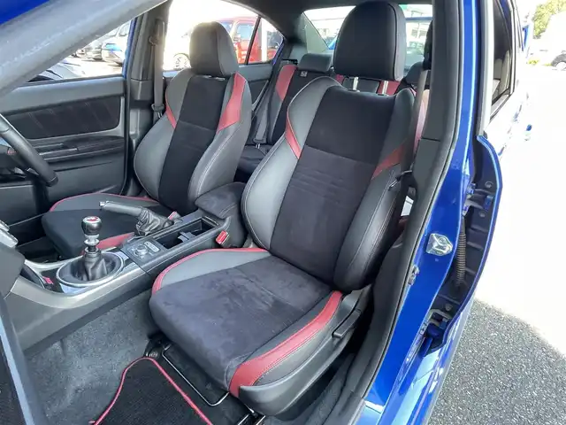 スバル ＷＲＸ ＳＴＩ STI タイプS 青森県 2016(平28)年 8.5万km WRブルーパール ４WD/ナビ/フルセグTV/CD/DVD/BT/ETC/パワーシート/STiフルエアロ/バックカメラ/大型リヤウイング