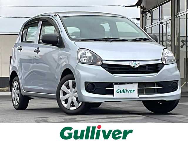 ダイハツ ミラ イース Lf SA 道北・旭川 2016(平28)年 1.4万km ブライトシルバーメタリック /4WD//禁煙//ワンオーナー//純正オーディオ/（CD・AUX）//アイドリングストップ//衝突軽減ブレーキ//横滑り防止装置//キーレスキー//ドアバイザー//純正フロアマット//ヘッドライトレベライザー//保証書//取説