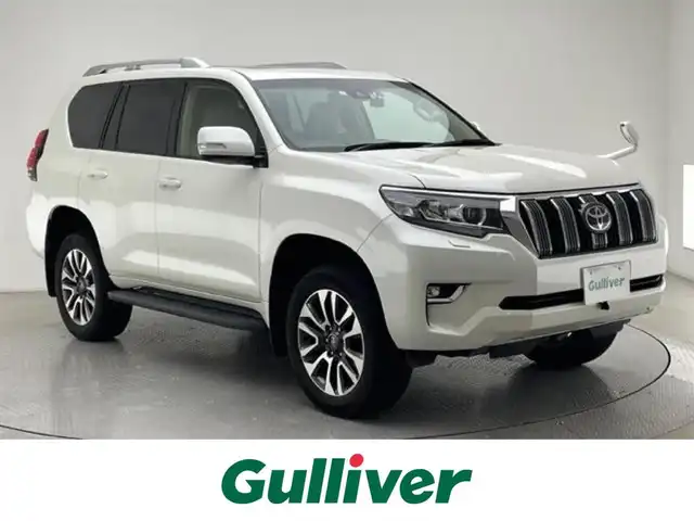 トヨタ ランドクルーザー プラド TX Lパッケージ 兵庫県 2023(令5)年 1.9万km ホワイトパールクリスタルシャイン 純正SDナビ(CD/DVD/SD/Bluetooth/フルセグTV)/サンルーフ/レザーシート/パワーシート/シートヒーター/前後ドライブレコーダー/純正19インチアルミホイール/コーナーセンサー/LEDヘッドライト/LEDフォグランプ/ルーフレール/社外フロアマット/バックカメラ/フロントカメラ/ビルトインETC/オートハイビーム/PCS/4WD/スペアキー