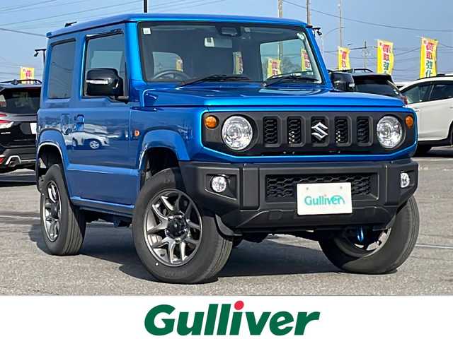 スズキ ジムニー XC 道央・札幌 2024(令6)年 1.7万km ブリスクブルーM ４WD/社外メモリーナビ/AM/FM/BT/SD/CD/ワンセグ/衝突被害軽減ブレーキ/横滑り防止装置/クルーズコントロール/ダウンヒルアシストコントロール/レーンキープアシスト/クリアランスソナー/バックカメラ/ETC/ドライブレコーダー/アイドリングストップ/前席シートヒーター/革巻きステアリング/ステアリングリモコン/プッシュスタート/スマートキー/LEDヘッドライト/オートライト/オートマチックハイビーム/フォグランプ/電動格納ミラー/ウィンカーミラー/社外フロアマット/スペアキー/レンタカー登録