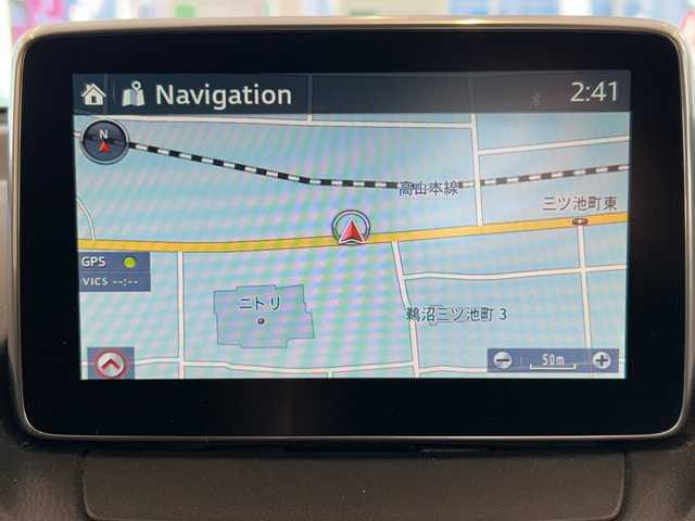 マツダ デミオ XD ツーリング 岐阜県 2015(平27)年 4.1万km ブルーリフレックスマイカ 純正SDナビ/DVD再生/Bluetooth/USB入力端子/フルセグTV/バックモニター/クルーズコントロール/ブラインドスポットモニター/コーナーセンサー前後/ETC/プッシュスタート/スマートキー/ドアバイザー/アイドリングストップ/パドルシフト/前後ドライブレコーダー/純正マット/純正アルミホイール/オートライト/LEDヘッドライト