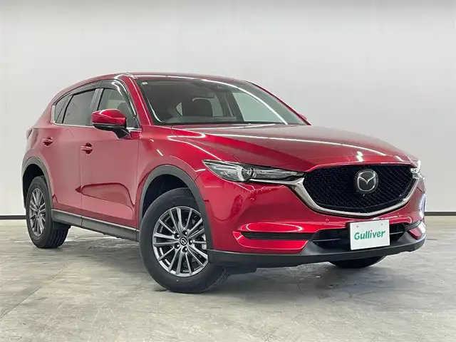 マツダ ＣＸ－５ 20S 長崎県 2020(令2)年 3.9万km ソウルレッドクリスタルM 純正ナビ　フルセグTV　CD/DVD/BT/AUX/ヘッドアップディスプレイ/バックカメラ/全方位モニター/ステアリングスイッチ/クルーズコントロール/プッシュスタート/パーキングセンサー/パワーシート（D席）/シートヒーター（D・N席）/ステアリングヒーター/オートハイビーム/アイドリングストップ/トラクションコントロールシステム（TCS）/レーンキープアシストシステム（LAS）/純正フロアマット/純正17インチAW/スマートキー/スペアキー