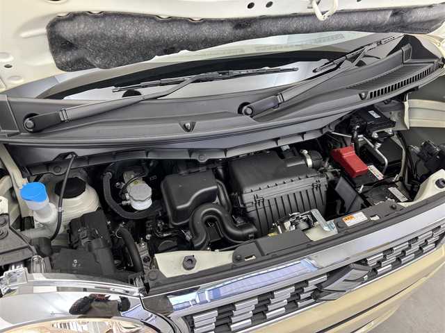 スズキ ワゴンＲ スマイル HYBRID S 滋賀県 2024(令6)年 0.8万km シフォンアイボリーメタリック 禁煙車/純正9型ナビ/（CD/DVD/Bluetooth/USB/Apple Car Play/Android Auto/フルセグTV)/全方位カメラ/両側パワースライドドア/運転席シートヒーター/デュアルカメラブレーキサポート/車線逸脱警報/リアソナー/オートライト/オートハイビーム/アイドリングストップ/プッシュスタート/スマートキー×２
