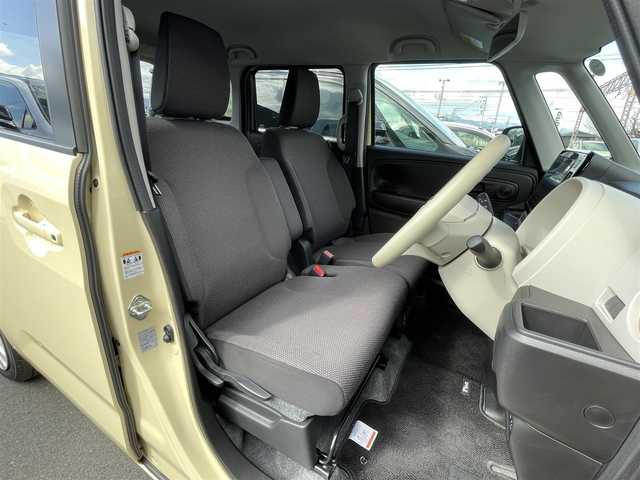 スズキ ワゴンＲ スマイル HYBRID S 滋賀県 2024(令6)年 0.8万km シフォンアイボリーメタリック 禁煙車/純正9型ナビ/（CD/DVD/Bluetooth/USB/Apple Car Play/Android Auto/フルセグTV)/全方位カメラ/両側パワースライドドア/運転席シートヒーター/デュアルカメラブレーキサポート/車線逸脱警報/リアソナー/オートライト/オートハイビーム/アイドリングストップ/プッシュスタート/スマートキー×２