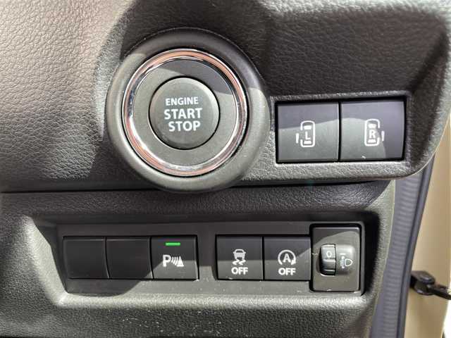 スズキ ワゴンＲ スマイル HYBRID S 滋賀県 2024(令6)年 0.8万km シフォンアイボリーメタリック 禁煙車/純正9型ナビ/（CD/DVD/Bluetooth/USB/Apple Car Play/Android Auto/フルセグTV)/全方位カメラ/両側パワースライドドア/運転席シートヒーター/デュアルカメラブレーキサポート/車線逸脱警報/リアソナー/オートライト/オートハイビーム/アイドリングストップ/プッシュスタート/スマートキー×２